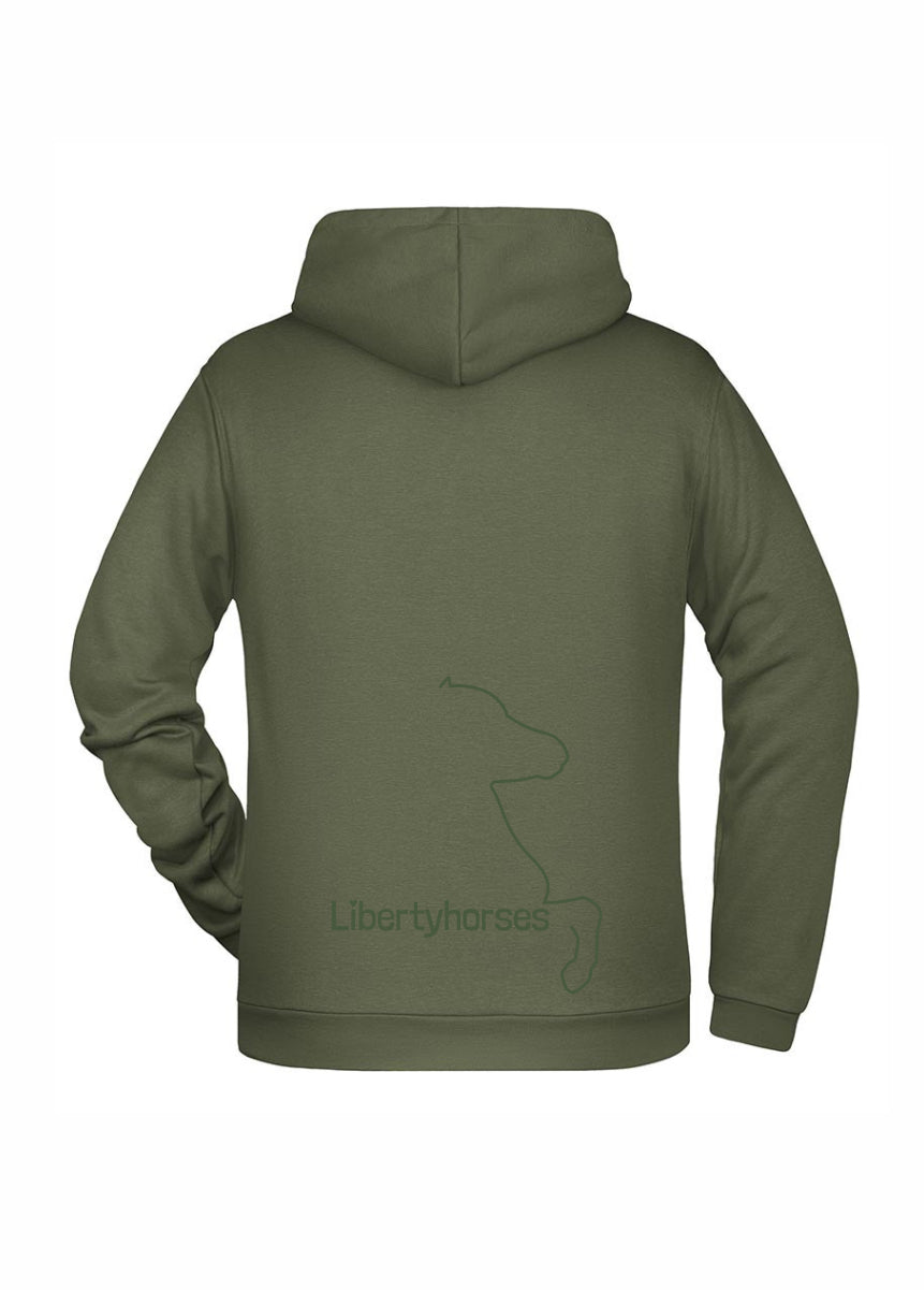 Libertyhorses 3D Stickerei Hoodie