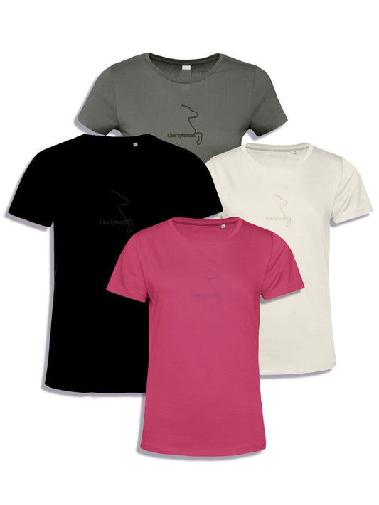 Libertyhorses Stickerei T-Shirt