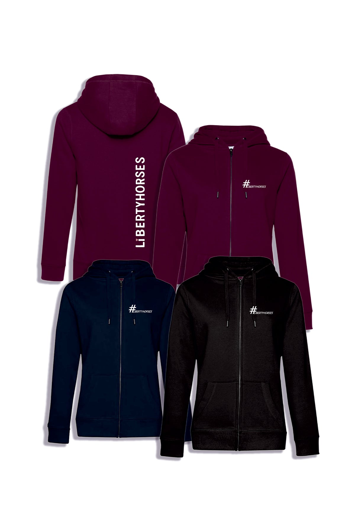 Produktansicht Zip Hoodie Libertyhorses